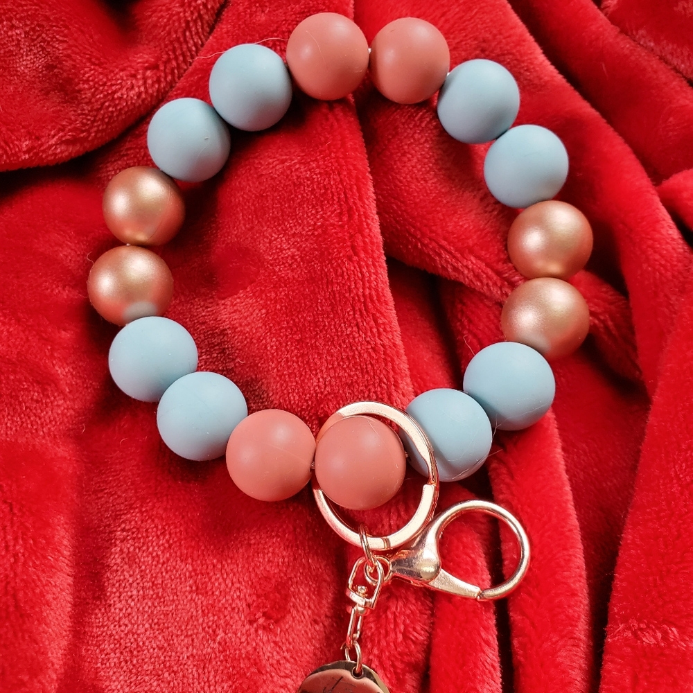 Silicone Bead Keychain